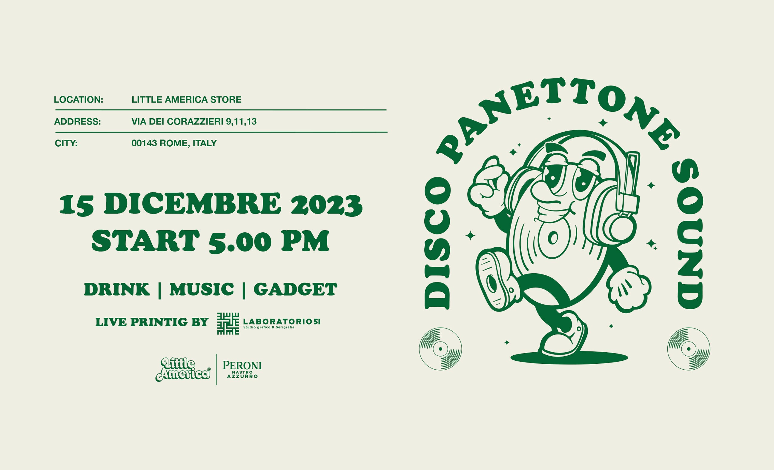 15/12 Disco Panettone Sound🎄📀 LittleAmerica®