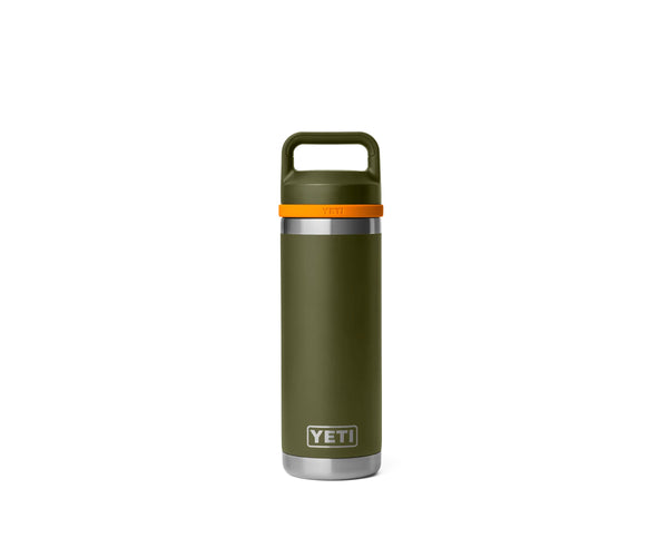 Rambler 18 Oz (532 ml) Bottle Chug - Olive/King Crab Orange