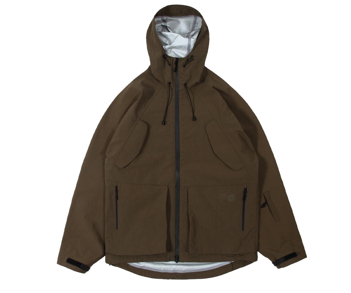 Purple Mountain Observatory 3 Layer Shell Jacket Khaki