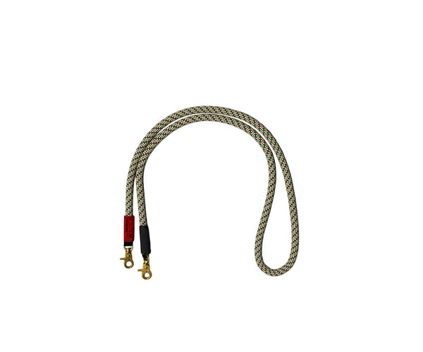 10mm Rope Strap - Pink Checkboard
