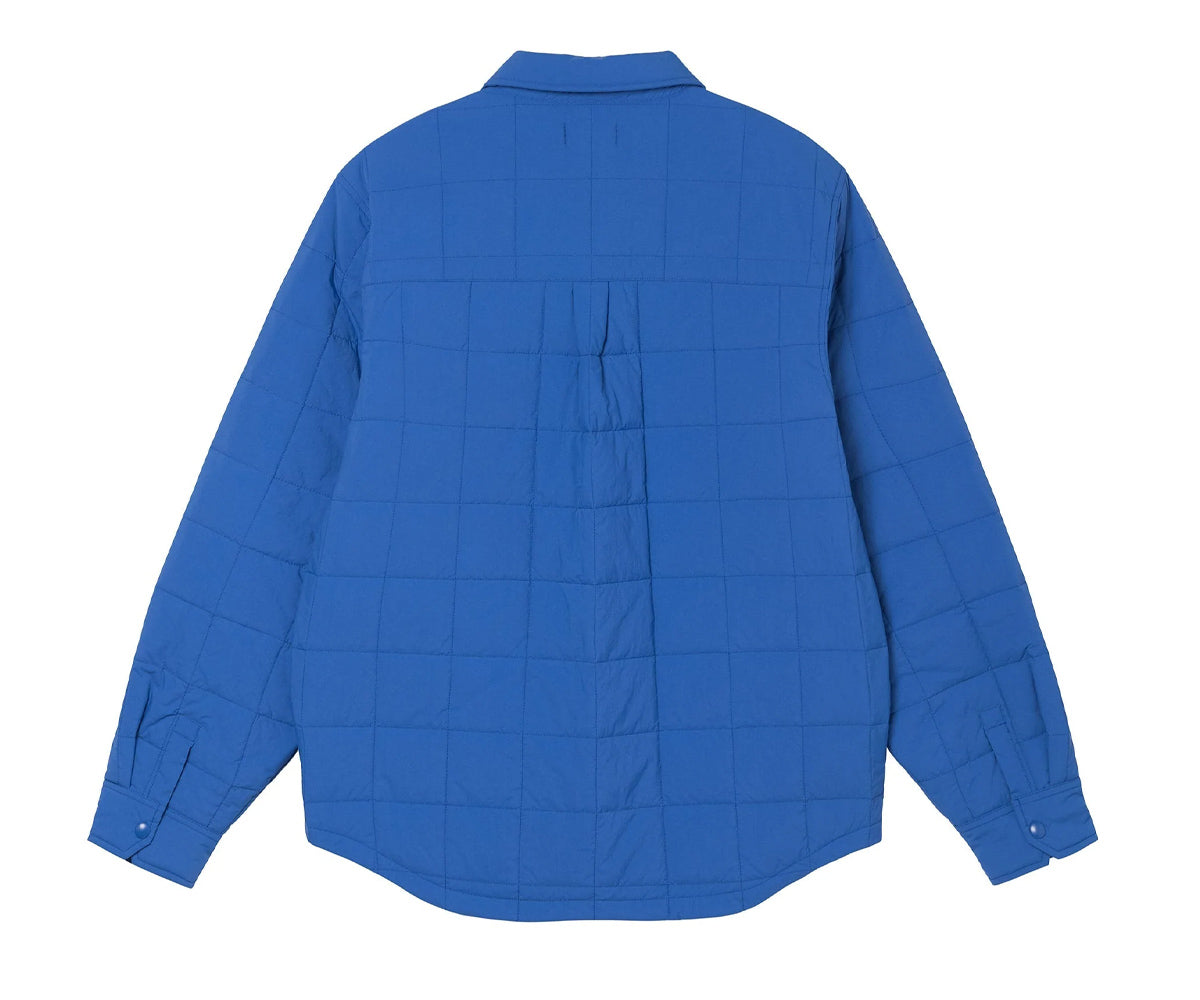 ★送料・関税込★Stussy★Stussy Quilted Fatigue Shirt Blue★ Stussy Quilted Fatigue Shirt - Blue – Little America Store